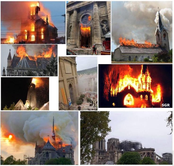 11 biserici au ars în Franța în ultimele 10 luni